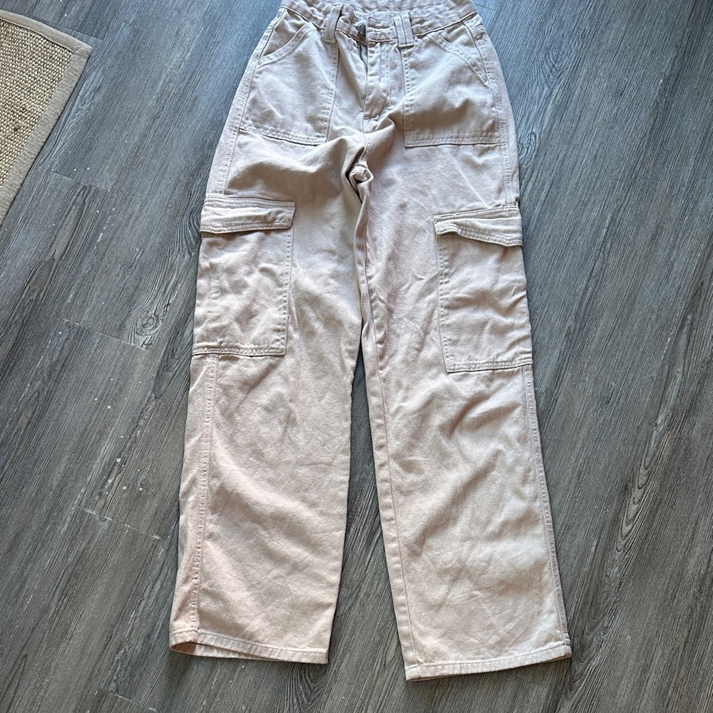 SHEIN Women's Pink Cargo Jeans